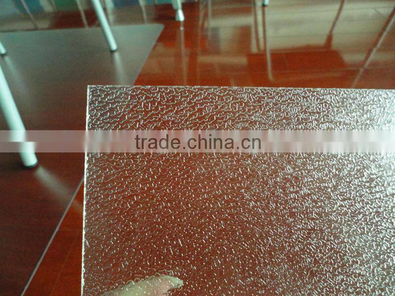 4mm Transparent Polycarbonate Solid Particle/Embossed polycarbonate Sheet