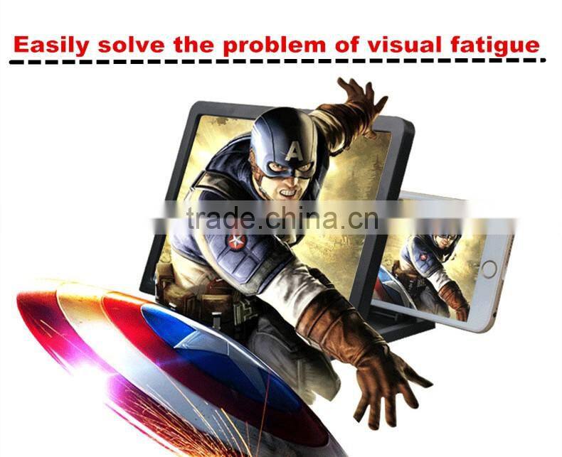 3D mobile phone screen magnifier / Foldable HD stand cellphone expander
