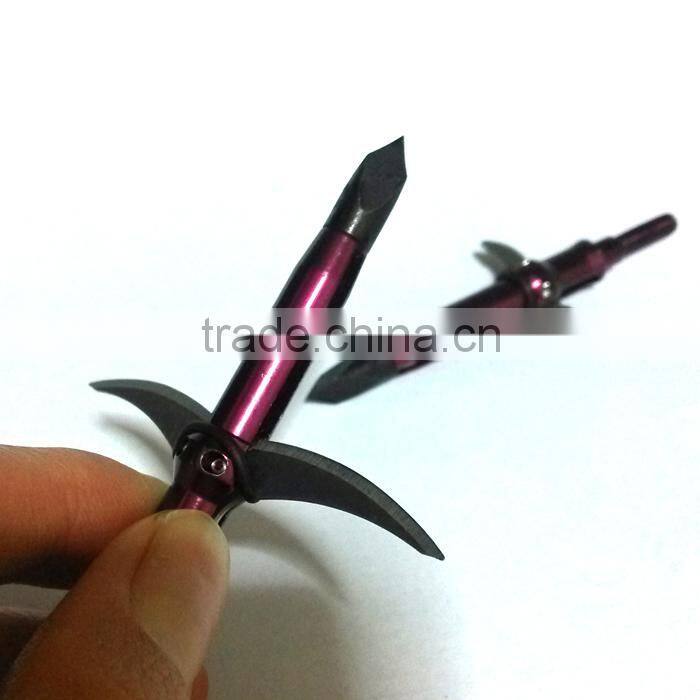 Wholesale 2 blade 100grain archery broadheads for hunting