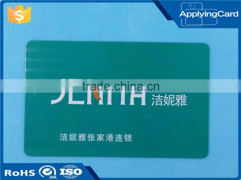 Custom printing plastic business card pvc smart membership card with two side printing