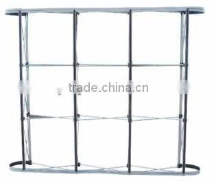 Magnetic aluminum Arc-shaped pop up camper for advertisingDisplay equipment