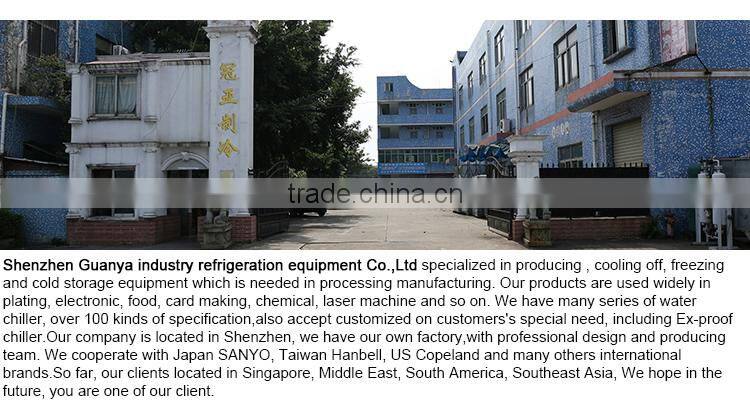 Heat exchange 1.49 m2 heat radiating area screw refrigerator evaporator