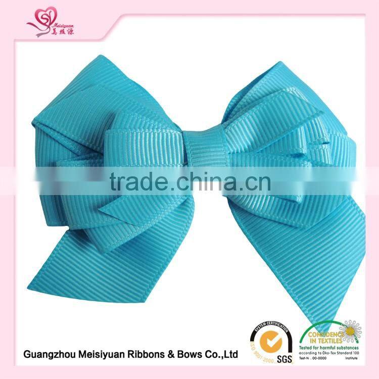 Two Color Mix Pinwheel Children Hair Bows Headband Girl Hair Bow Baby Headwear With clip