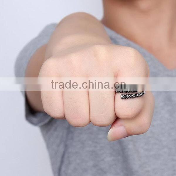 Chinese Style Journey To The West Stainless Steel Jewelry Men Ring