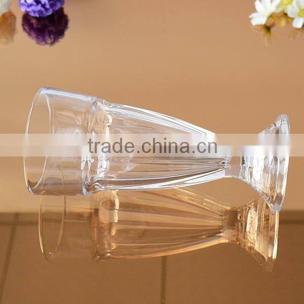 Clear ice cream glass cup/juice glass wholesale