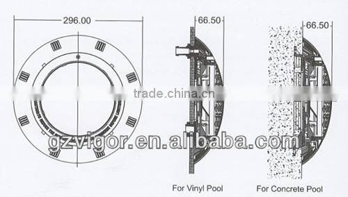 color changing portable pool light