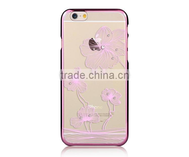 360 Degree Full Protective Case Original Crystal Hard PC Case Cover For iPhone 6/6s Plus