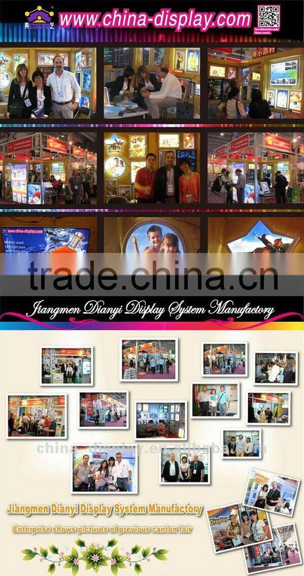 Hot sale curved/straight/S-shape tension fabric wall stand display system