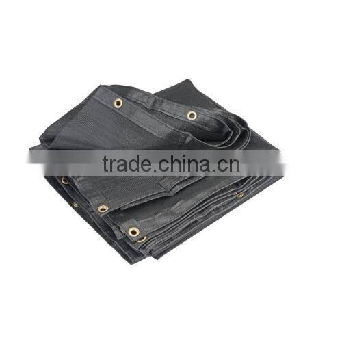 Long Time Durability 10 oz. Black Vinyl Mesh Tarps, Super Quality Sun Shade Vinyl Mesh Tarps