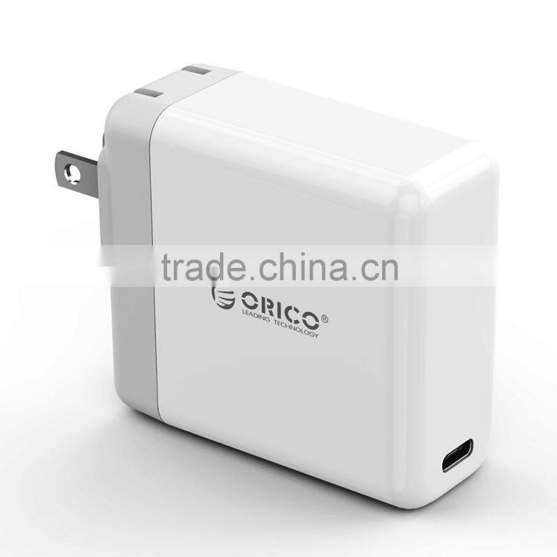 The Lastest Innovative tech Type C Charger with PD Function 5V3A.9V3A.12V3A.15V3A.20V3A ,Maximum 60W Output Type C Wall Charger