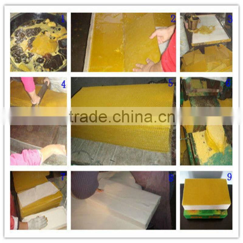 factory wholesale bee tools organic pure beeswax foundation sheet
