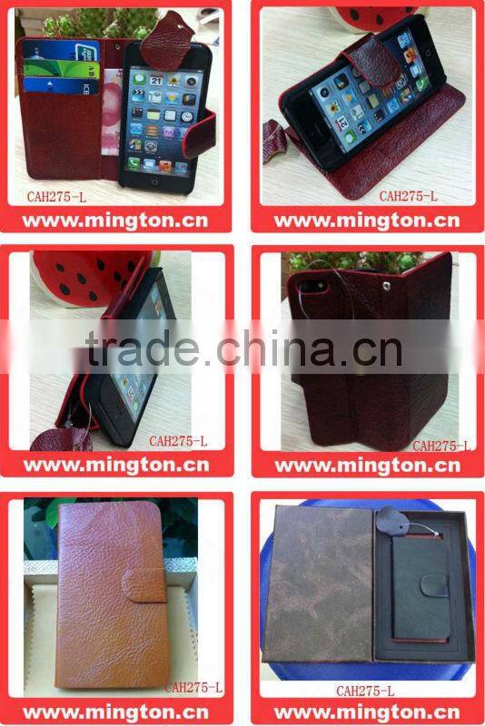 Plastic phone case for iphone 5s /case with 3d flip effect