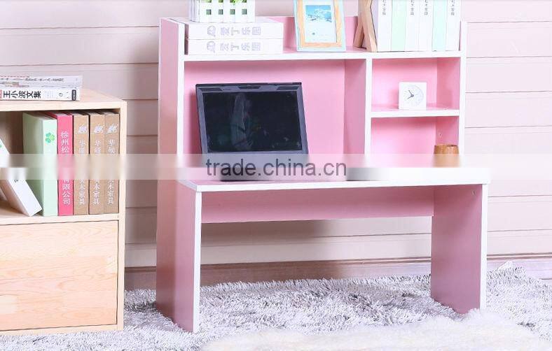 Combined learning table with a bookcase