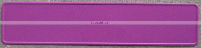 License Plate with high security