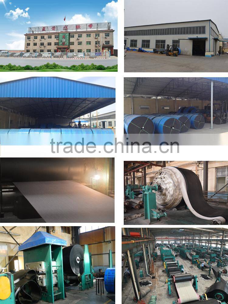 NN EP CC Fabric cored Chevron Rubber Conveyor Belt for general building materials