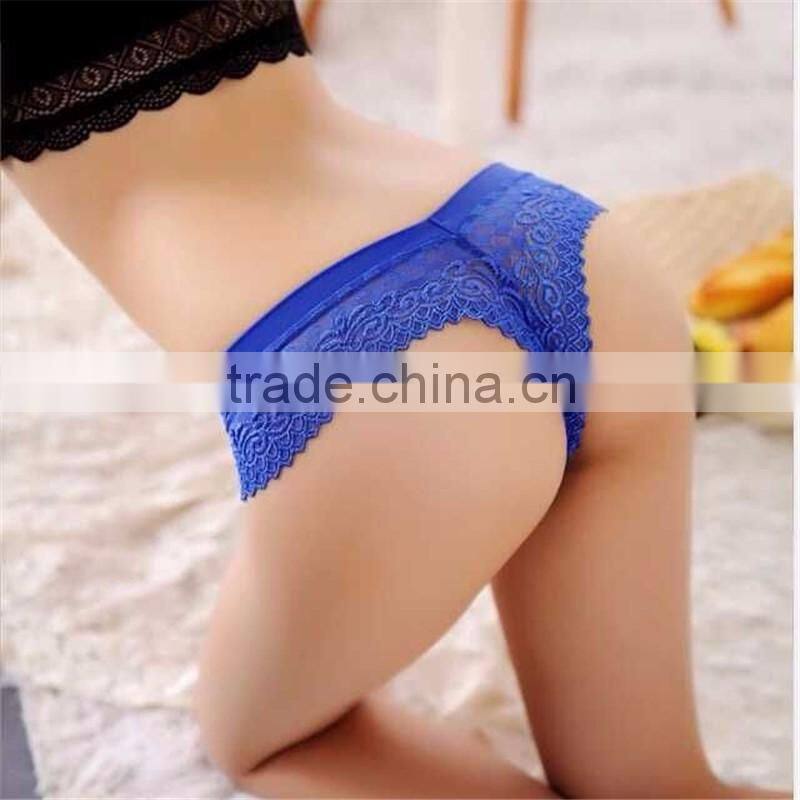Cheap Hot Selling Elegant rench Lace Panty Made in China Women Sexy Young Girl Undergarment