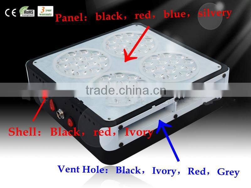 2013 best apollo 8 Grow hydroponic led lamp 3w 120pcs*3W for growing plants/Hydroponics alibaba made in China