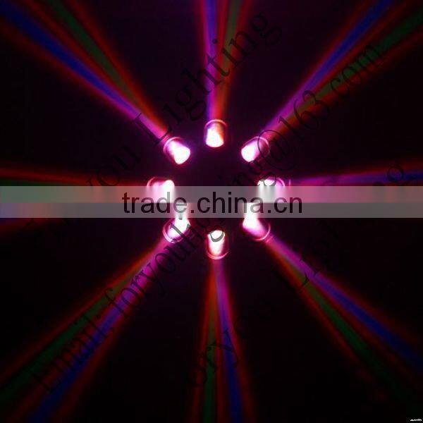 China supplier manufacture crazy selling 120*f5mm high mcd rgb leds octopus effect light