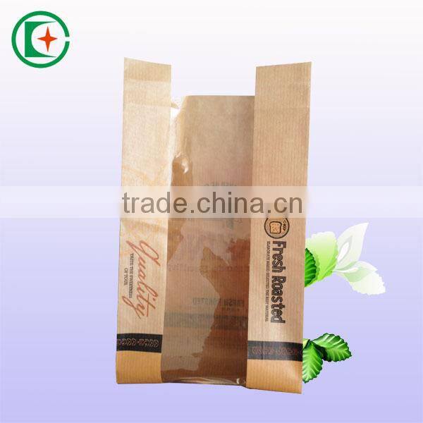 Bakery paper bag for bread packaging
