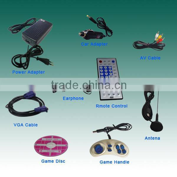 11" inch Portable DVD Player with TV Tuner