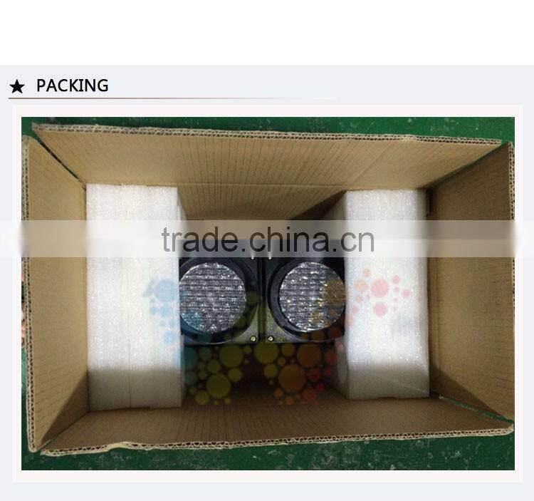 Customized mini 100mm PC cobwebby led signal traffic light for school teaching