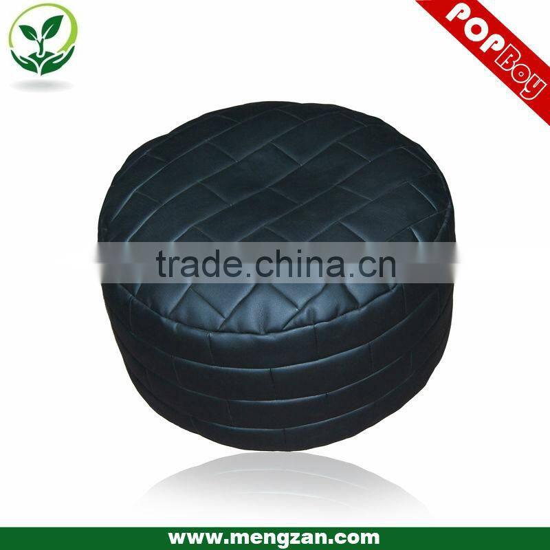 Black novel bricky bean bag ottoman , unique fantastic bean bag ottoman