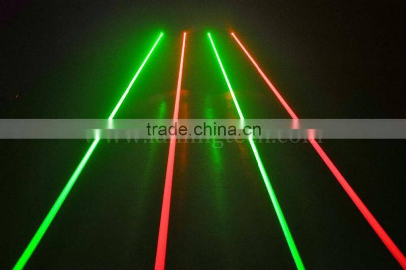 LN300 1000mW RG 8-Head Mobile Fat-Beam Laser Net