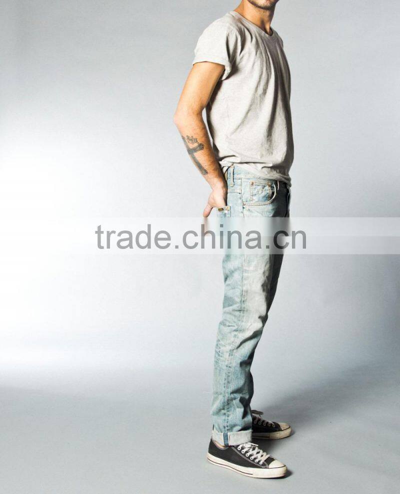 cheaper price wholesales Vintage man denim jeans branded jeans pants for men(LOTN068)