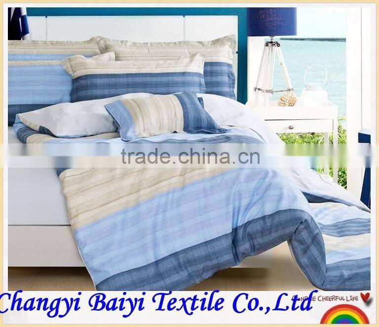 100% polyester fabric wholesale flower print style printed & dyed fabric wide width microfiber bedsheet