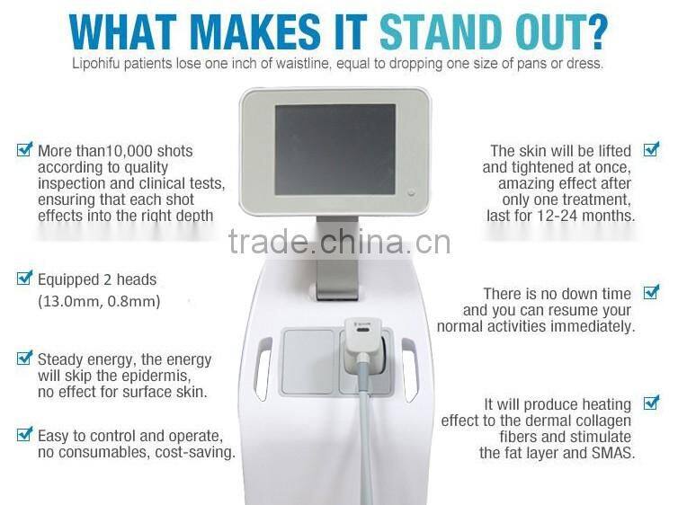 Professional hifu ultrasound body slimming lipo hifu device