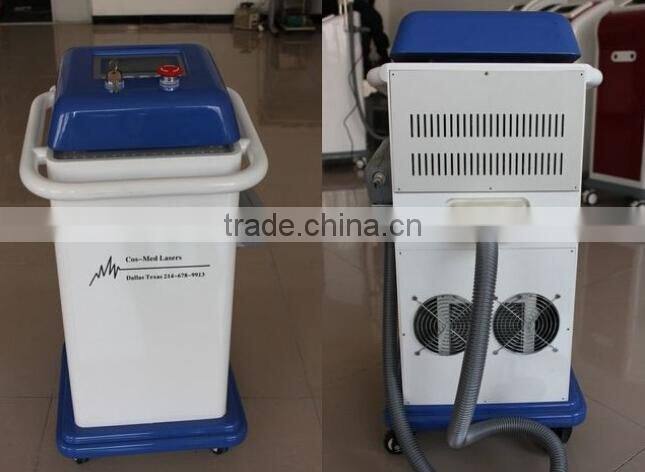Vertical Q Switched Nd Yag Laser for all Color Tattoo Laser Removal Machine