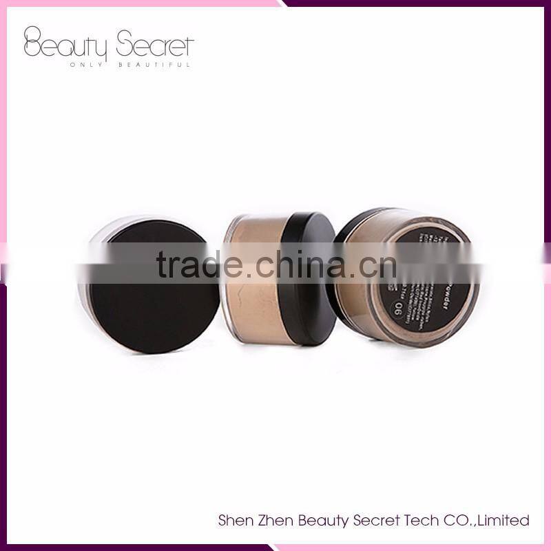 Matte Makeup Loose Powder 6color Jar packing