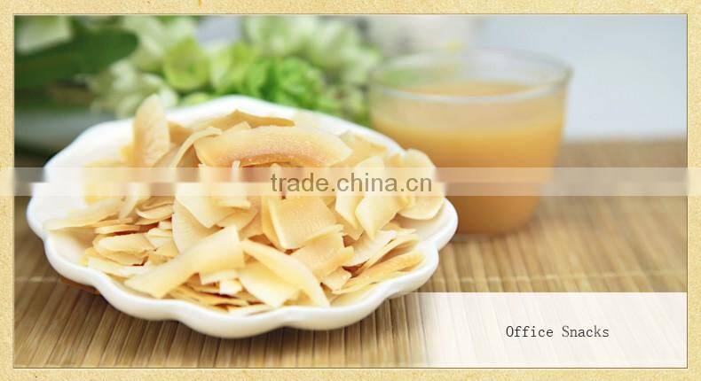 baked Coconut Chips sliced coconut