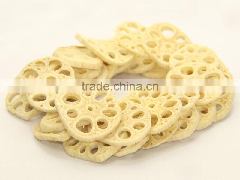 VF lotus root chips dried vegetable snacks