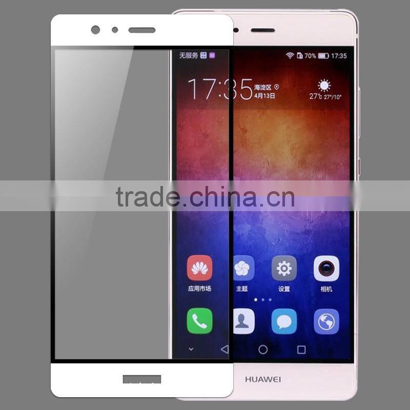 HOT 0.2MM 3D Curved Full Cover Tempered Glass Screen Protector for HUAWEI P9 Anti-explosion Glass LCD Protector