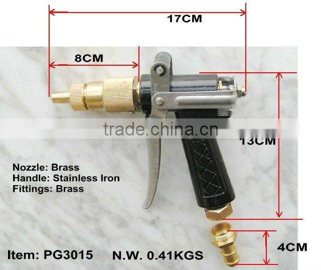 Brass Garden Hose Nozzle, Sprayer gun
