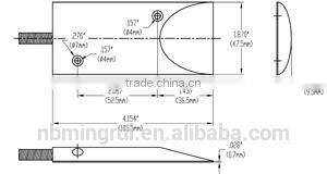 MR-5C-60 magnetic door contact