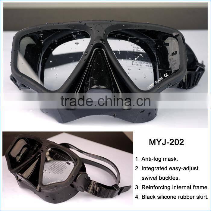 Frog mask snorkel set free diving eye mask