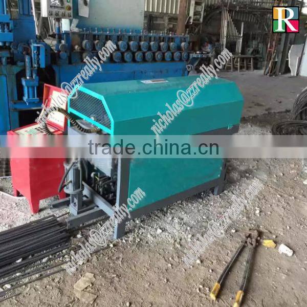 Best selling fully automatic 4-12mm deformed bar wire straightening machine