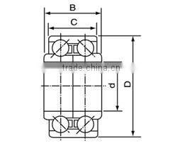 Auto Wheel Bearing 805231 Hub Wheel Bearing DAC34640037 Size 34x64x37