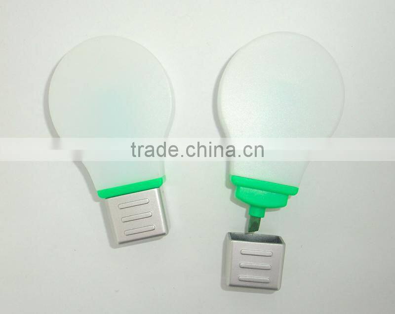 Bulb-shape highlighter promotion gift