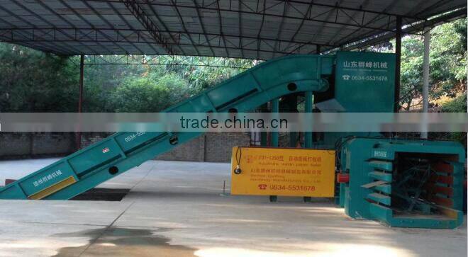 Horizontal Hydraulic Waste Paper baler Machine Waste Cardboard Baler Machine