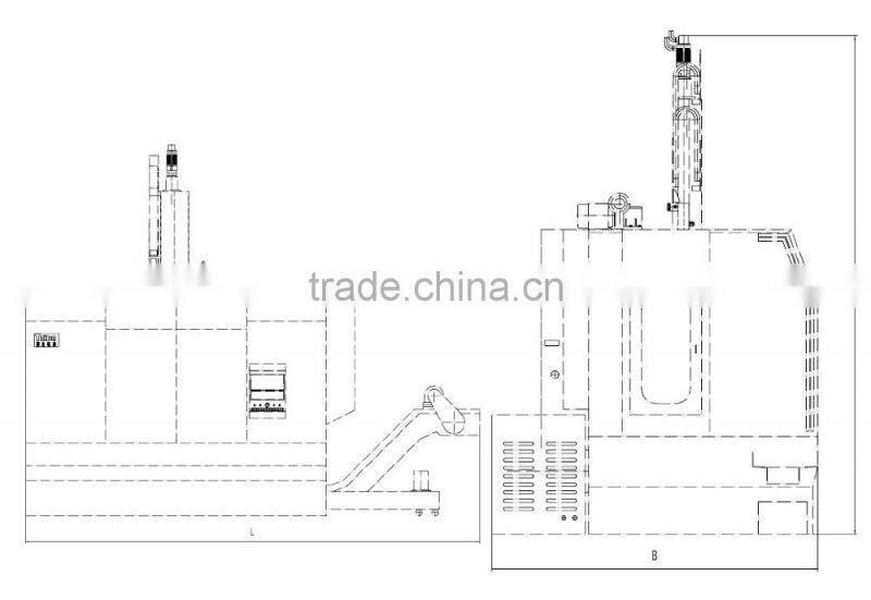 CNC High Speed Round Table Vertical Turning Machine