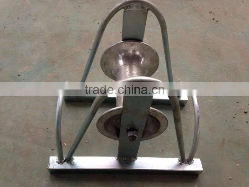 Steel cable pulley roller,steel cable wheel with Aluminum alloy or MC nylon wheel