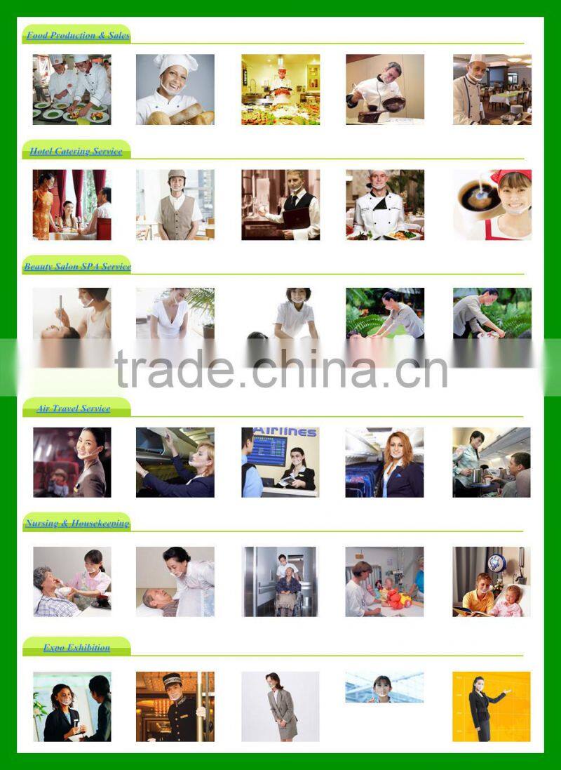 Splash Proof Air Travel Service Smile Clear Face Mask