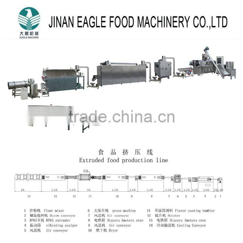Puffed Cereals Machine/Extruder/Plant