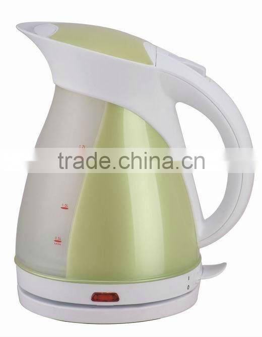 1.7L Hot Sale Plastic Electric Water Kettle