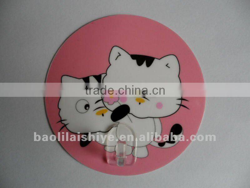 fashion colorful silicone traceless hook