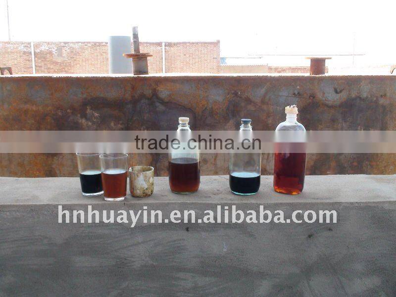recycling machine for waste tire/plastic oil distillation to fuel oil