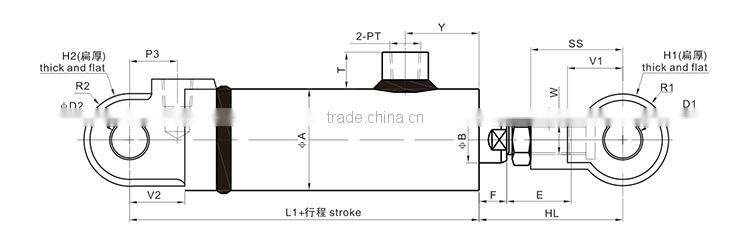bottom price JULY good quality hydraulic cylinder for hydraulic tipping trailer
